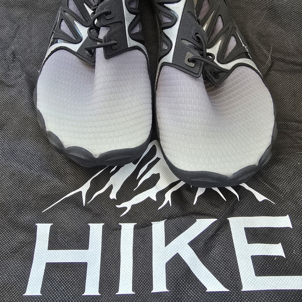 Hike Athletic Walking & Water Shoes Black Grey - Picture 2 of 8